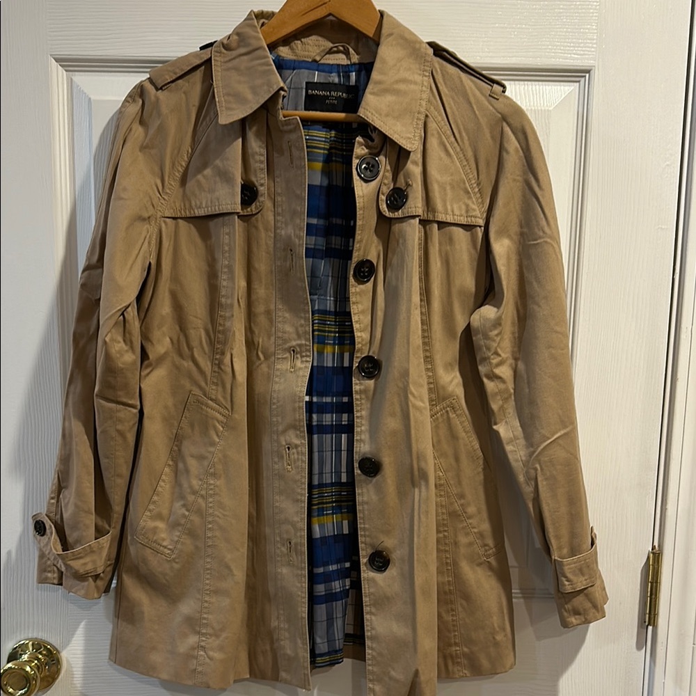 Banana Republic Tan Trench Coat